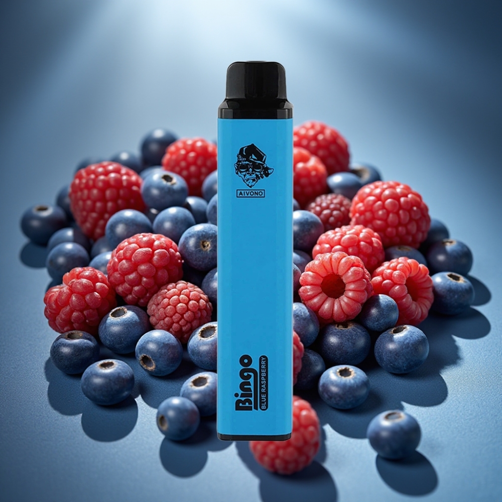 Aivono AIM BINGO 4000 Puffs Disposable Vape Zilā Aveņu Garša, 1000mAh, 10 mL