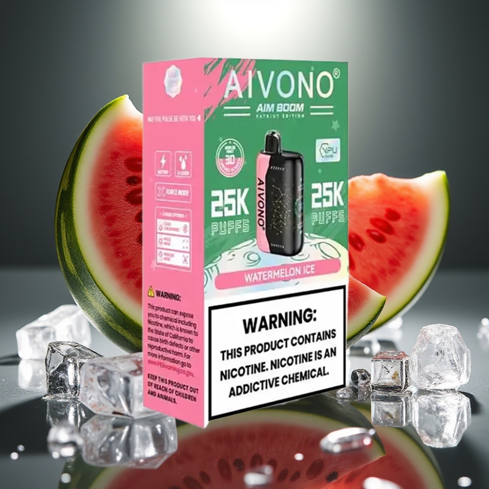 Aivono AIM BOOM 25000 Puffs Arbūzu Ledus ar Type-C Uzlādi