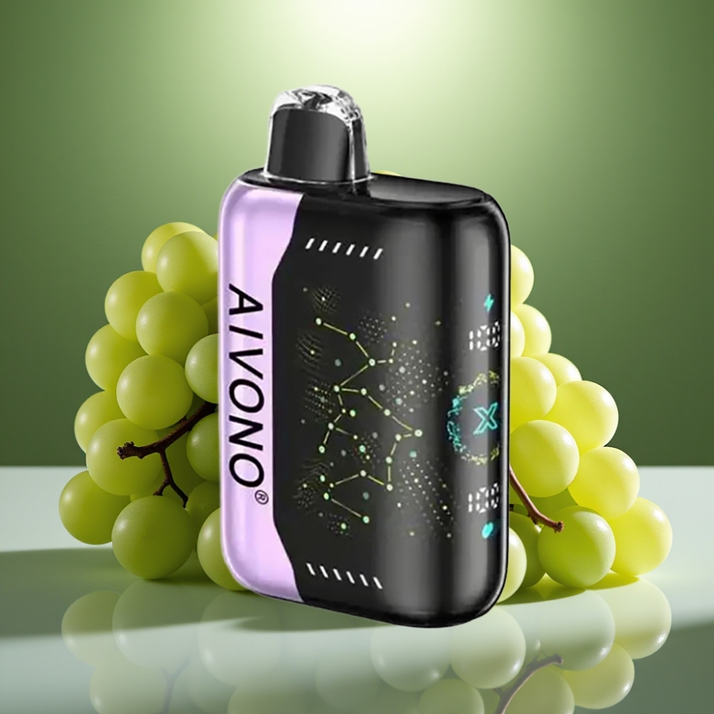 Aivono AIM BOOM Zaļā ābola vīnoga 25000 Puffs 5%