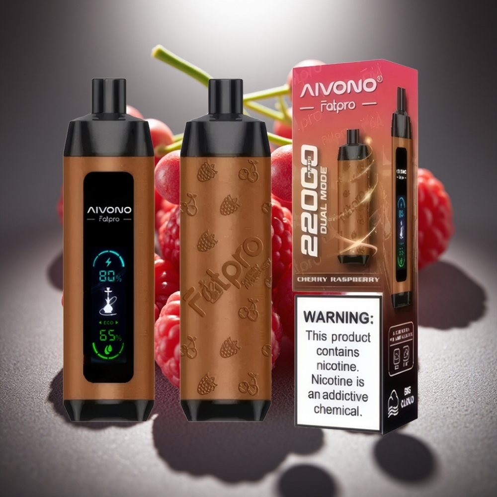 Aivono AIM FATPRO 22000 Puffs Disposable Vape Kiršu Aveņu 28ml E-liquid