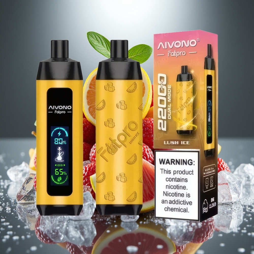 Aivono AIM FATPRO 22000 Puffs Lush Ice 28ml E-liquid 600mAh Rechargeable