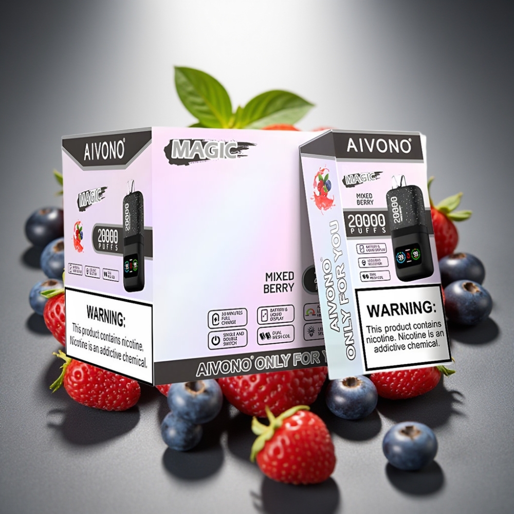 Aivono AIM MAGIC 20000 Puffs Dual Mesh LCD Jauktā Ogļu
