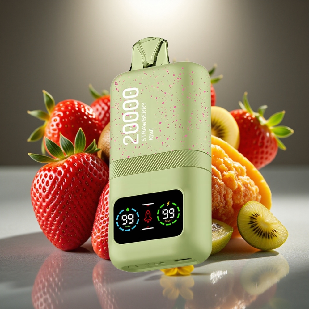 Aivono AIM MAGIC 20 000 Puffs zemenu kiwi 26ml Dual Mesh Coils Type-C