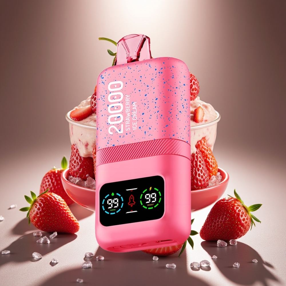 Aivono AIM MAGIC 20 000 Puffs zemesņogu saldējums Type-C Dual Mesh Coils