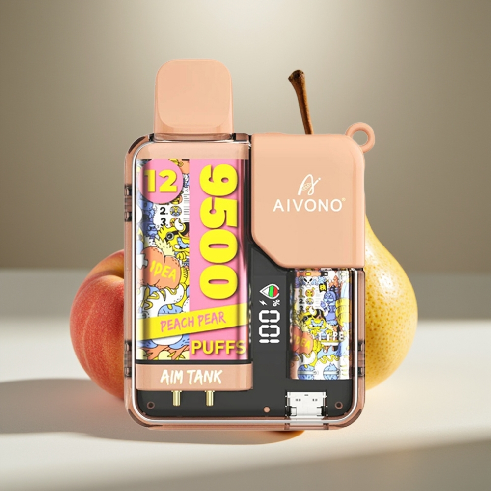 Aivono AIM-TANK 9500 Puffs 18ml Peach Pear