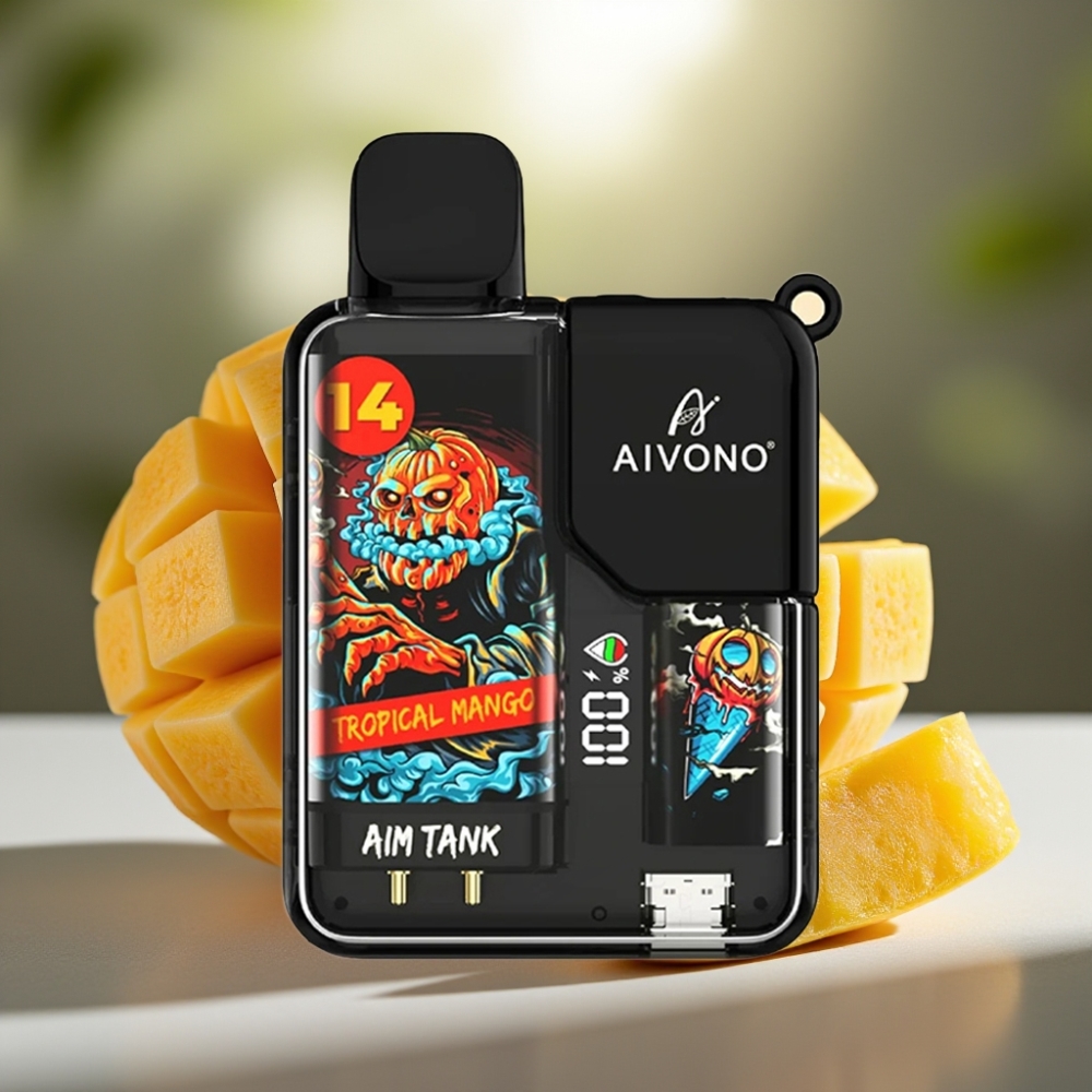 Aivono AIM-TANK Tropu Mango 9500 Puffs 18ml LCD