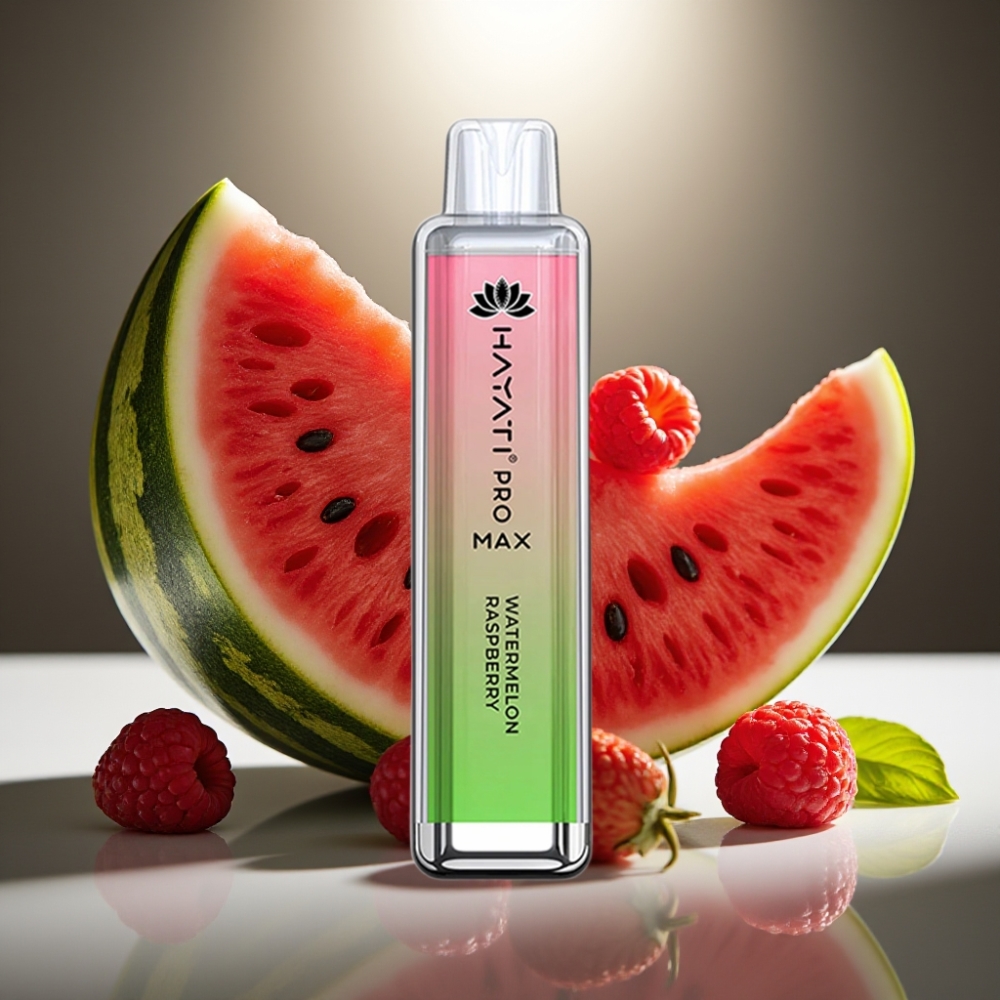 Hayati Pro Max 4000 Puffs Disposable Vape Arbūzu Aveņu ar 1400mAh bateriju un LED gaismu