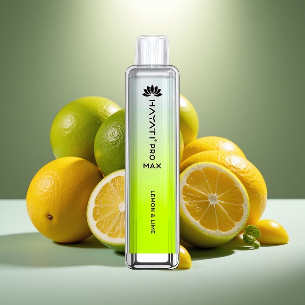 Hayati Pro Max 4000 Puffs Disposable Vape Citrons & Laims ar 1400mAh bateriju