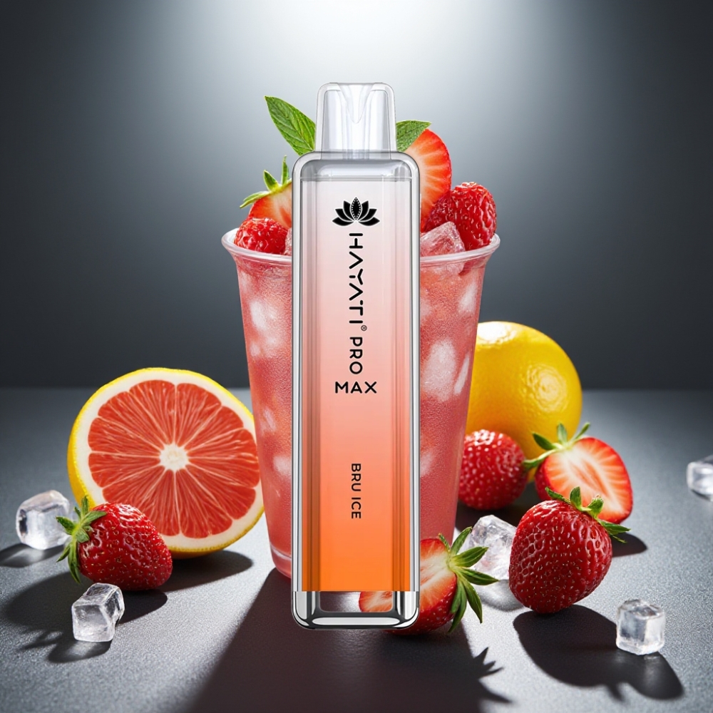 Hayati Pro Max 4000 Puffs Disposable Vape Ledus Bru 1400mAh