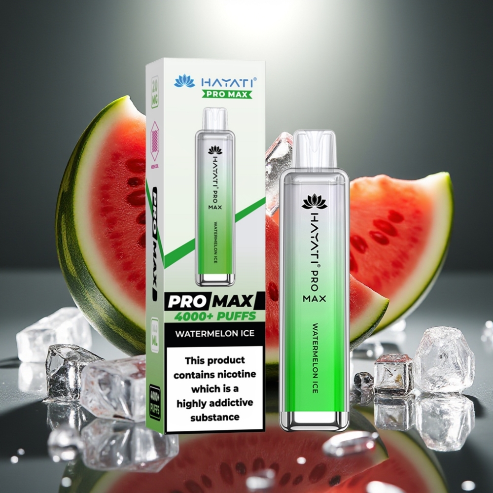 Hayati Pro Max Arbūzu Ledus Disposable Vape 4000 Puffs 1400mAh