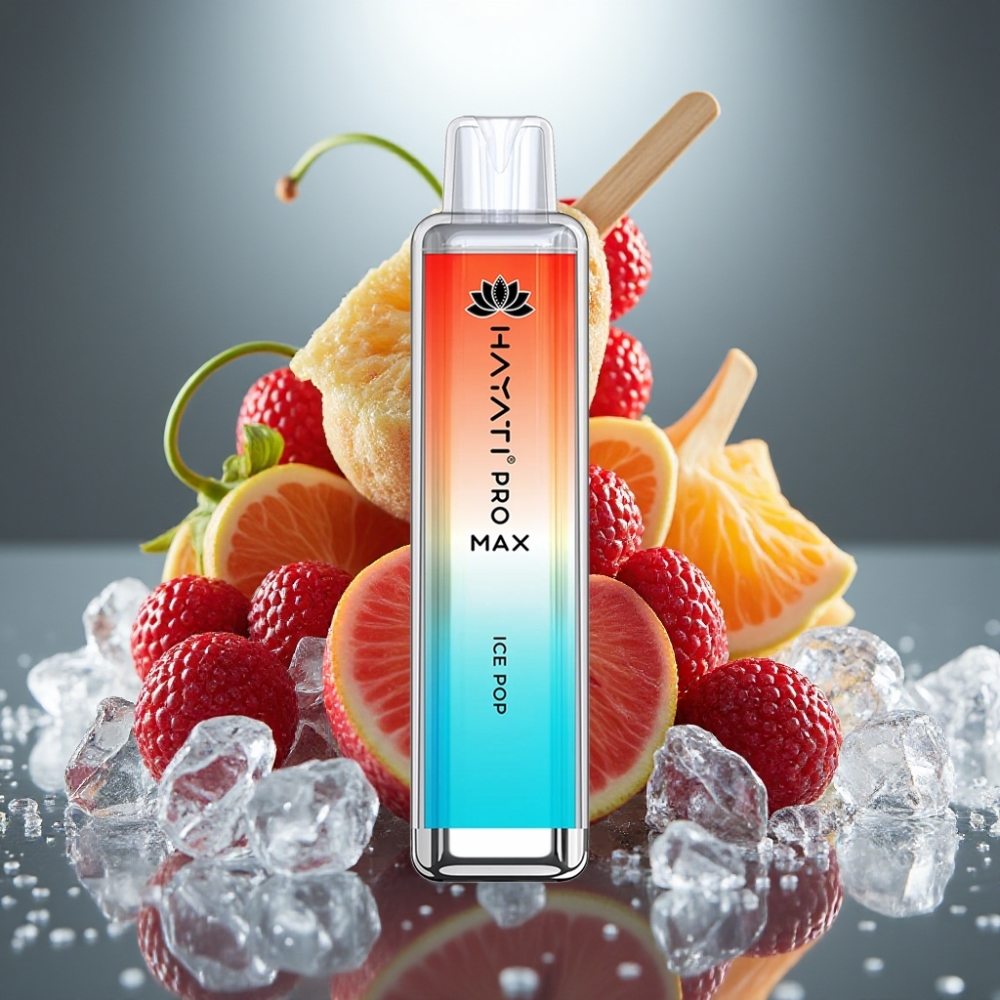 Hayati Pro Max Ledus Popkorns 4000 Puffs Disposable Vape ar 1400mAh bateriju