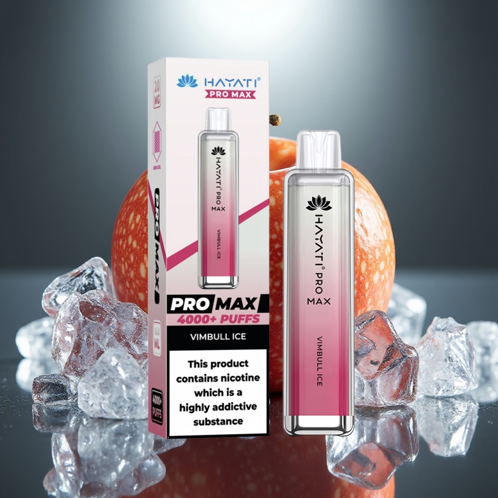 Hayati Pro Max Ledusskapja Ledus 4000 Puffs Disposable Vape