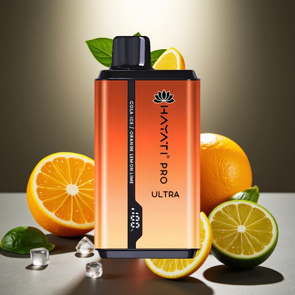 Hayati Pro Ultra Cola Ledus Apelsīns Citrons & Laima 15000 Puffu