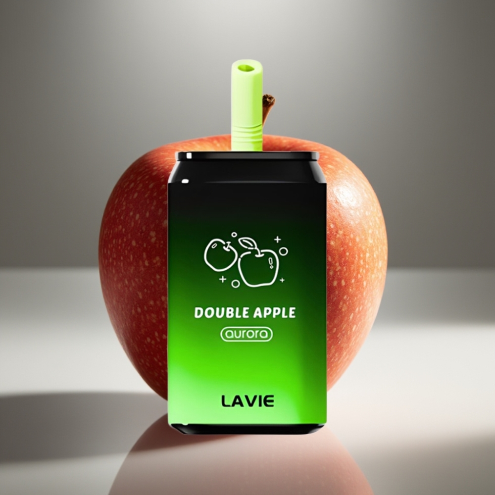 LAVIE Aurora 11000 Puffs Disposable Vape Dublā ābols 22ML Type C Rechargeable