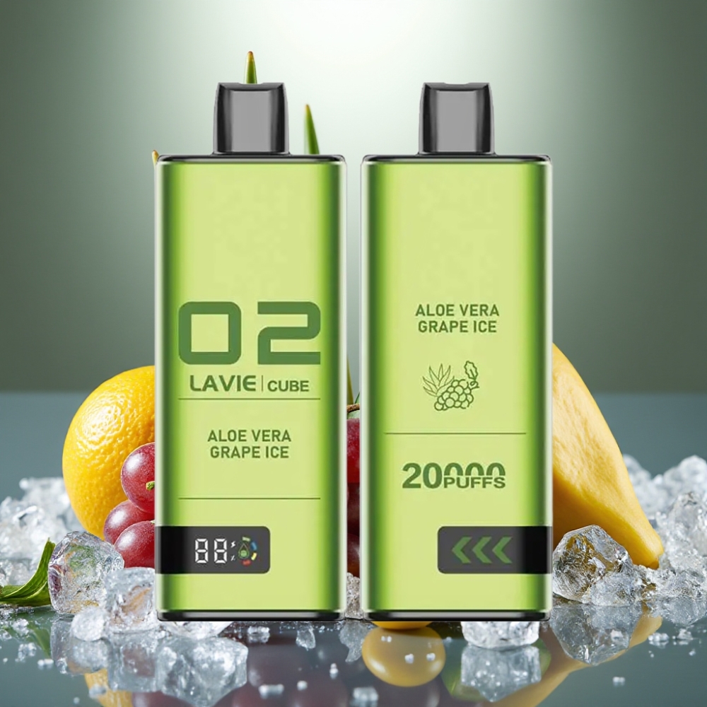 Lavie Cube 20000 Puffs Disposable Vape Aloe Vera Grape Ice 28ML Type C