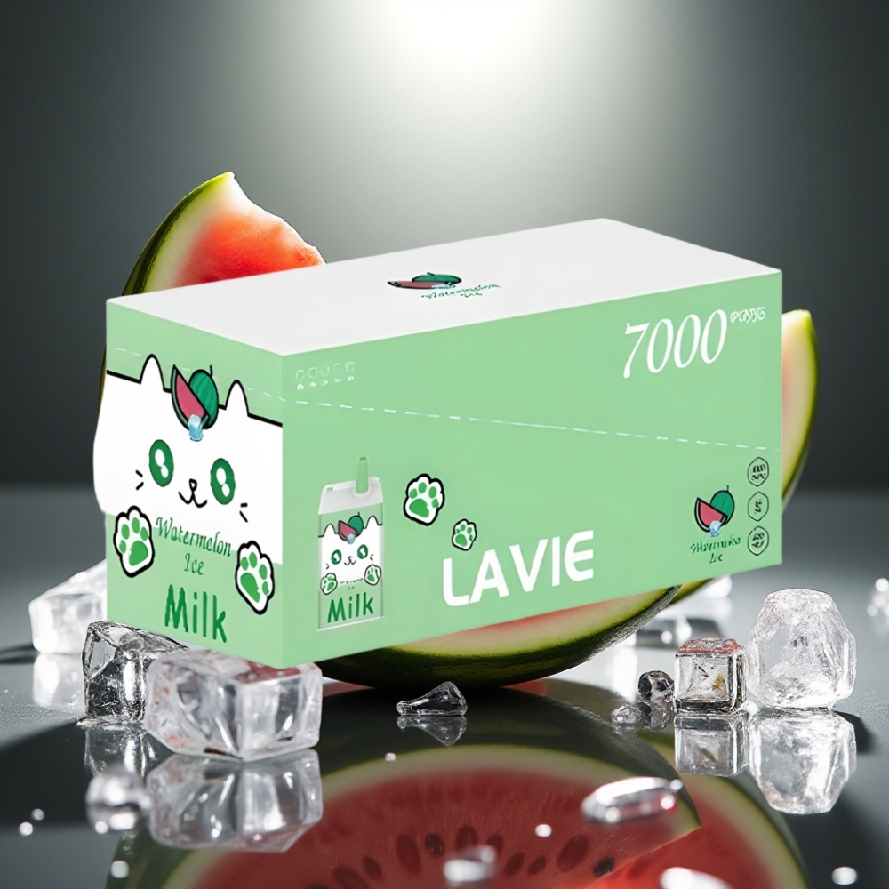 LAVIE Milk 7000 Puffs Arbūzu Ledus Disposable Vape 16ML 5%