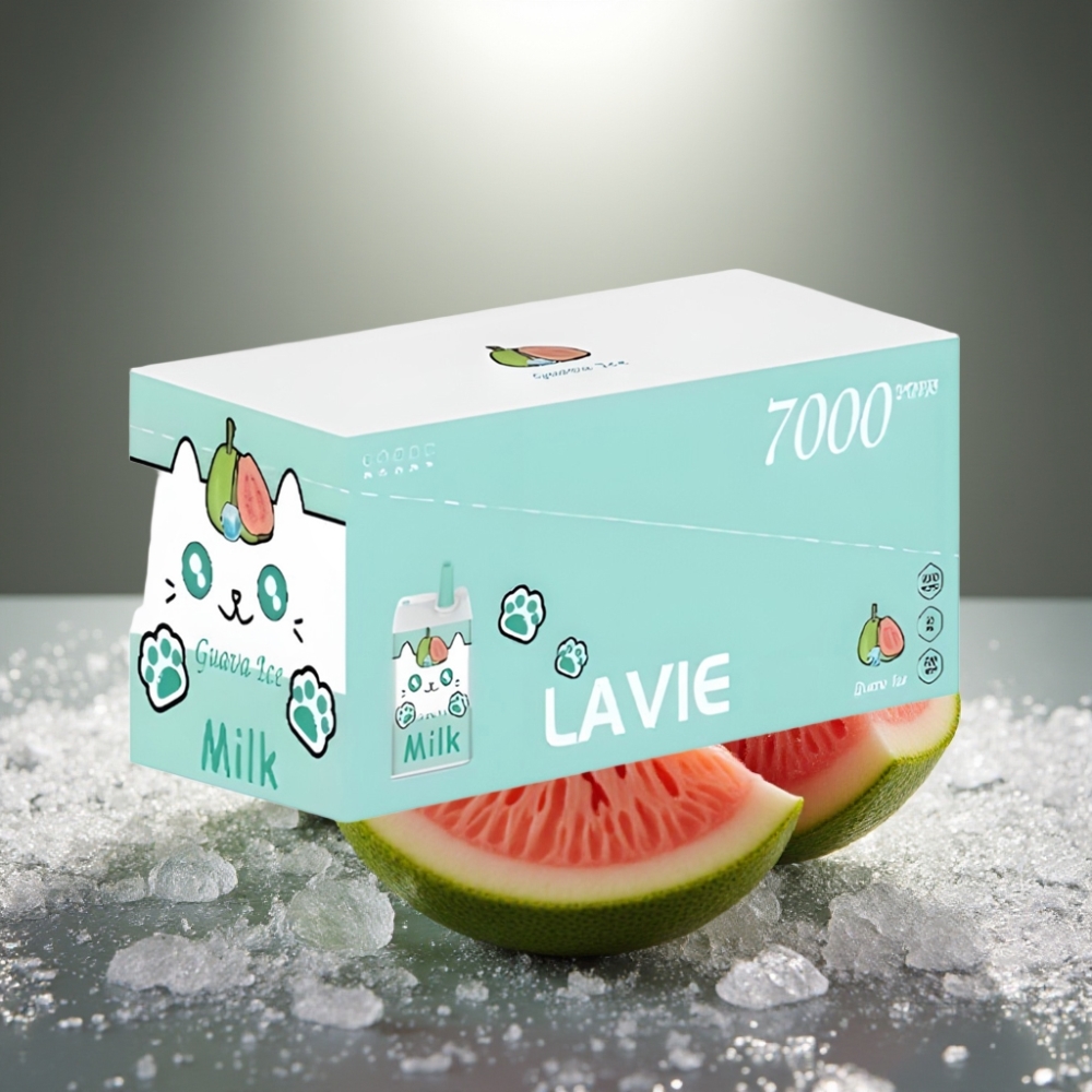 LAVIE Milk 7000 Puffs Disposable Vape Guava Ledus 16ML 5% Type C