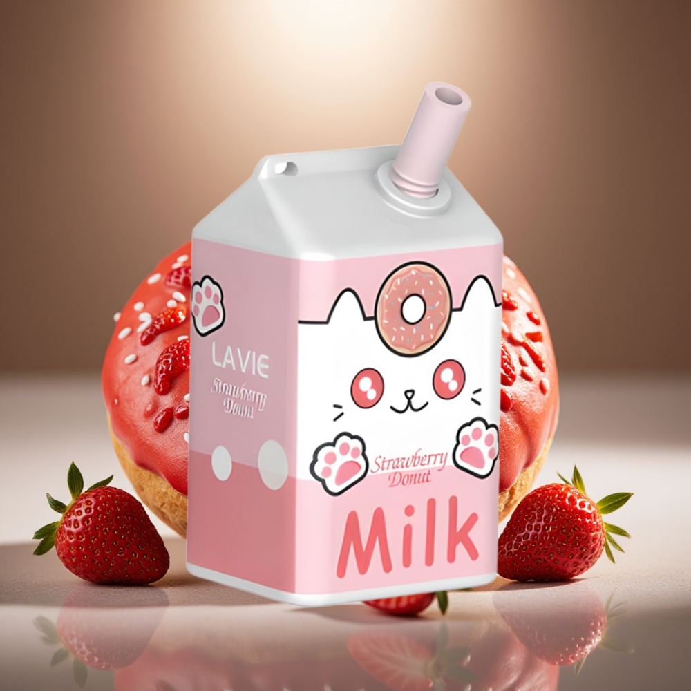 LAVIE Milk 7000 Puffs Zemeņu Donuts Disposable Vape 16ML