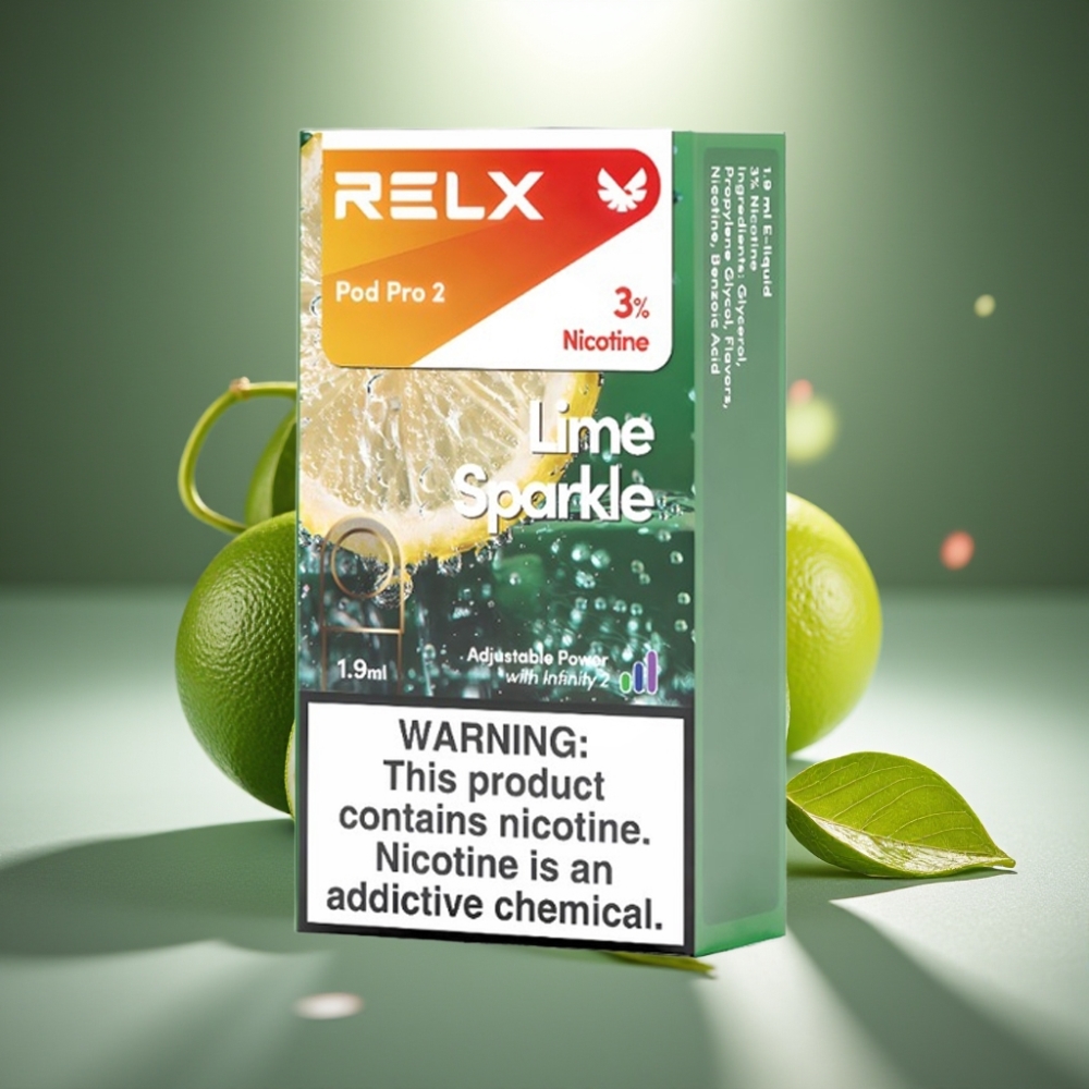 RELX Pod Pro 2 3% Citrondzirkles 1.9ml 600 puffs 3 sprieguma režīmi