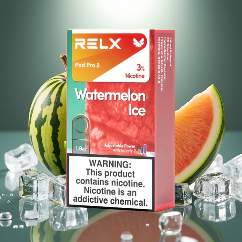 RELX Pod Pro 2 Arbūzu Ledus 3% 1.9ml 600 puffs
