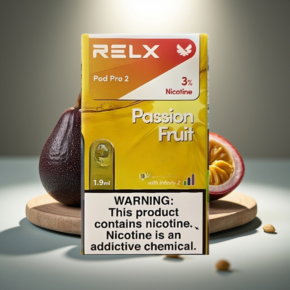 RELX Pod Pro 2 Passion Fruit 3% Nicotine 600 Puffs 1.9ml