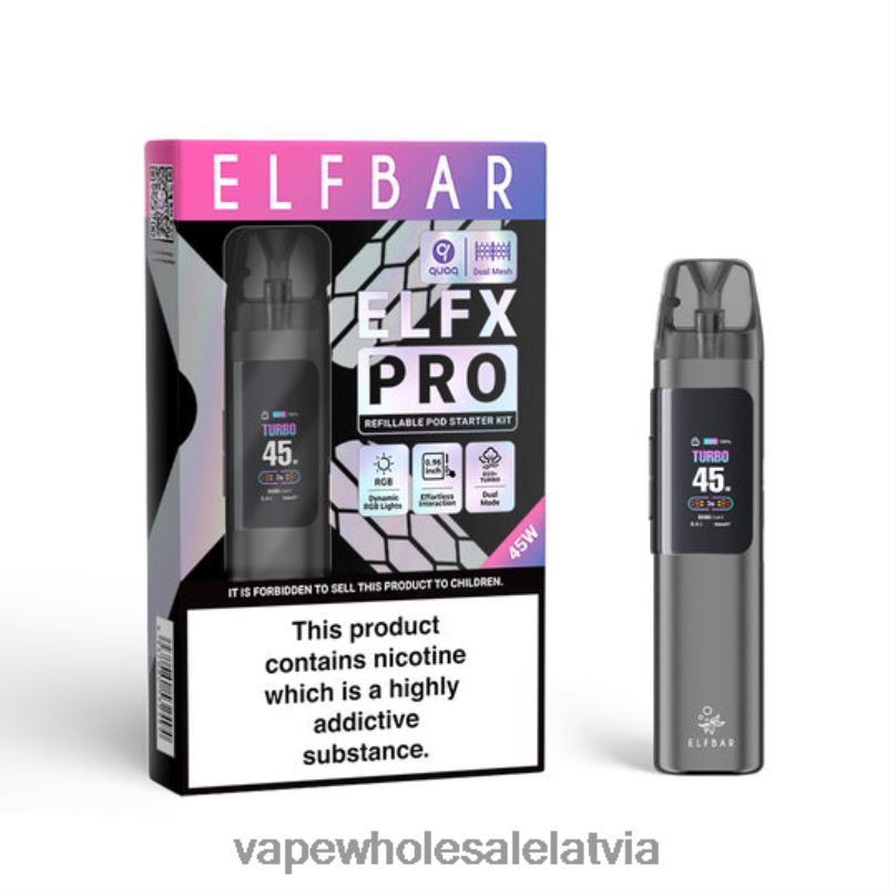 pelēks ELFBAR ELFX Pro Atveriet pāksts HLJ0L3