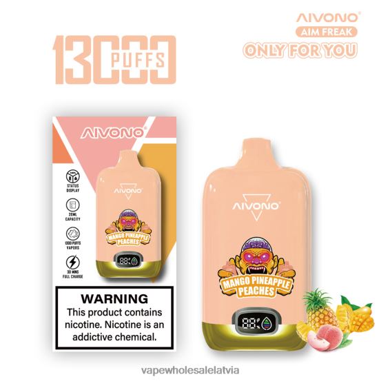 mango ananāsu persiki
