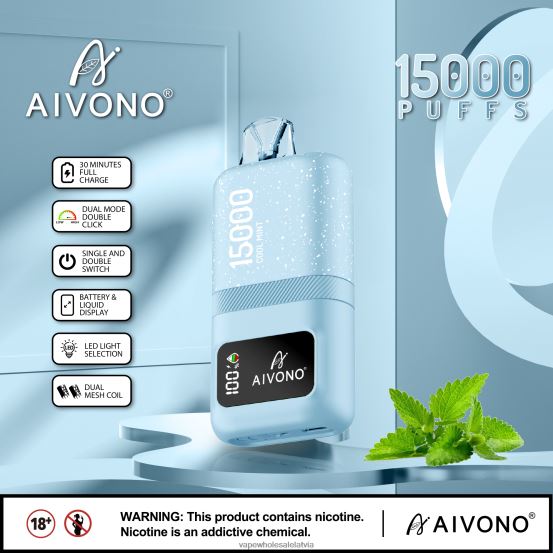 Electronic Cigarette Wholesale Supplier - Aivono AIM magic 15 000 forša piparmētra VZTB662