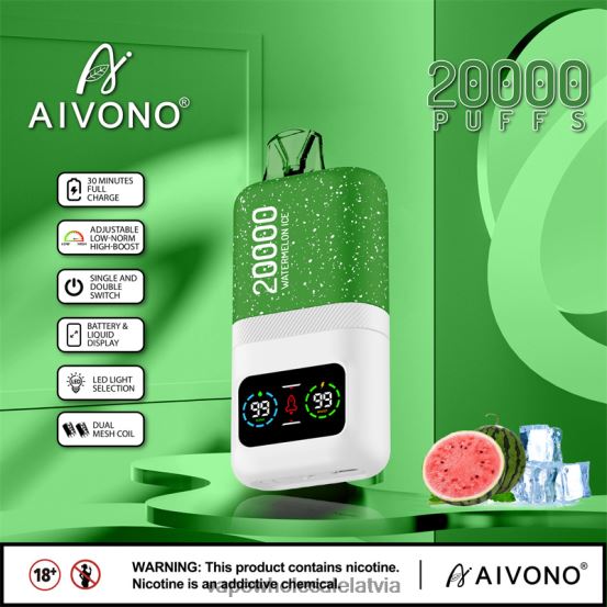 Electronic Cigarette Wholesale Supplier - Aivono AIM magic 20 000 arbūzu ledus VZTB675