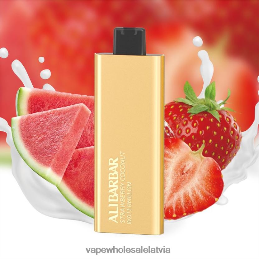 Vape Wholesale Supplier - Alibarbar Pandora 7000 vienreizējās lietošanas vape zemeņu kokosriekstu arbūzs ZLD8PH62