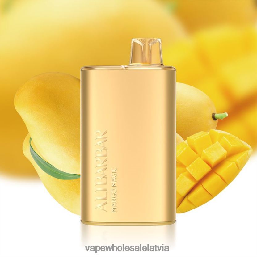 Vape Wholesale Latvia - Alibarbar Rich 8000 vienreizējās lietošanas vape mango maģija ZLD8PH7