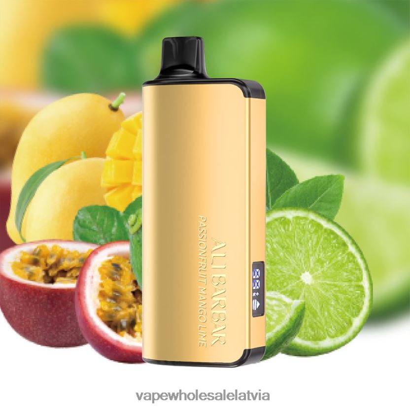 Electronic Cigarette Wholesale Price - Alibarbar Ingot 20000 vienreizējās lietošanas vape pasifloru mango laima ZLD8PH39