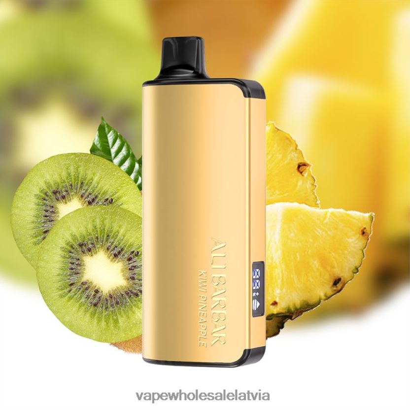 Electronic Cigarette Wholesale Supplier - Alibarbar Ingot 20000 vienreizējās lietošanas vape kivi ananāss ZLD8PH38