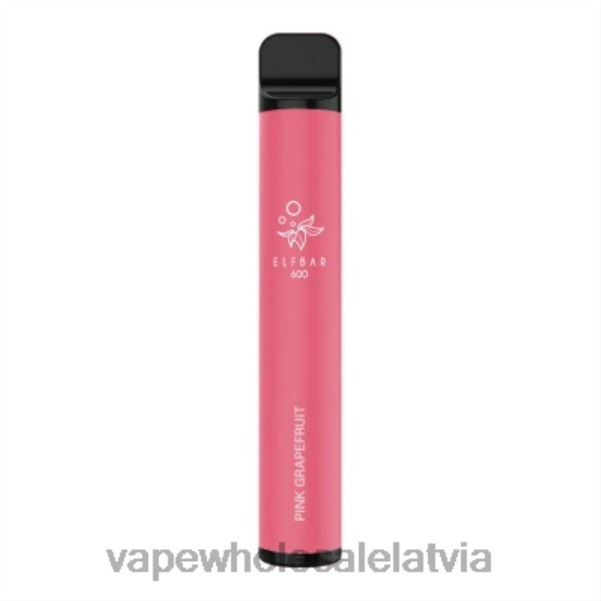 crystal elektroniskā cigarete 26662105 rozā greipfrūts ELFBAR 600