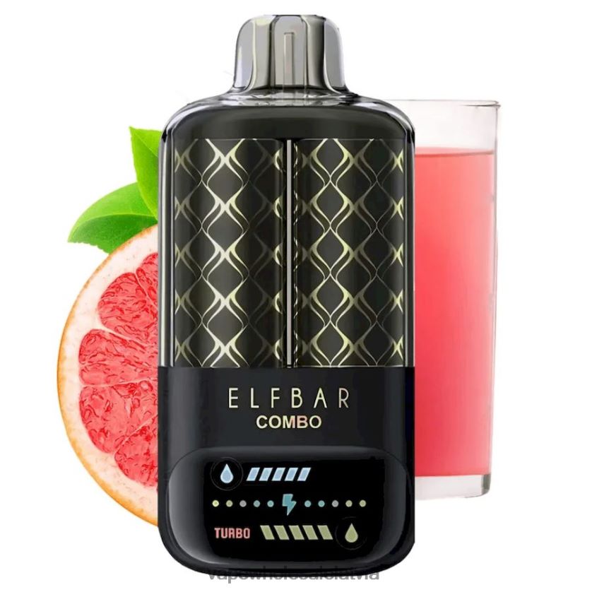 Electronic Cigarette Wholesale Price - rozā limonāde un greipfrūti Elf Bar Combo 25 000 2FX6R811
