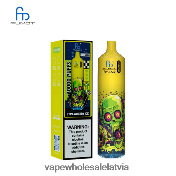 E Cigarette Wholesale - Fumot Tornado 30k mūzika zemeņu ledus TNFJ8F26