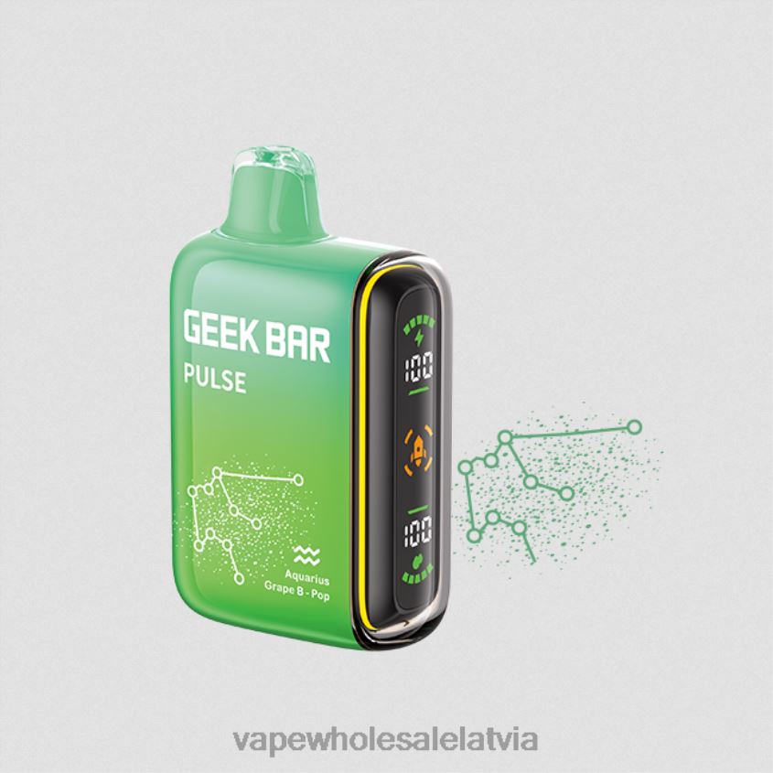 elektroniskā cigarete cena 2666271 vīnogu pūtiens GEEK BAR Pulse zodiaka izdevums 7500 uzpūtienu/15000 dvesmu