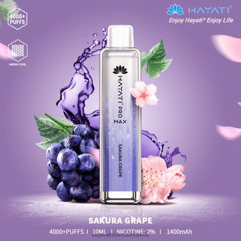 sakuras vīnogas