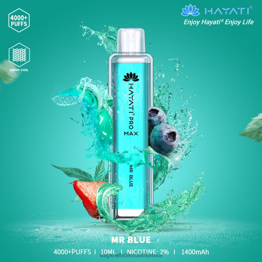 voom elektroniskā cigarete 26662167 mr.blue Hayati Pro Max 4000