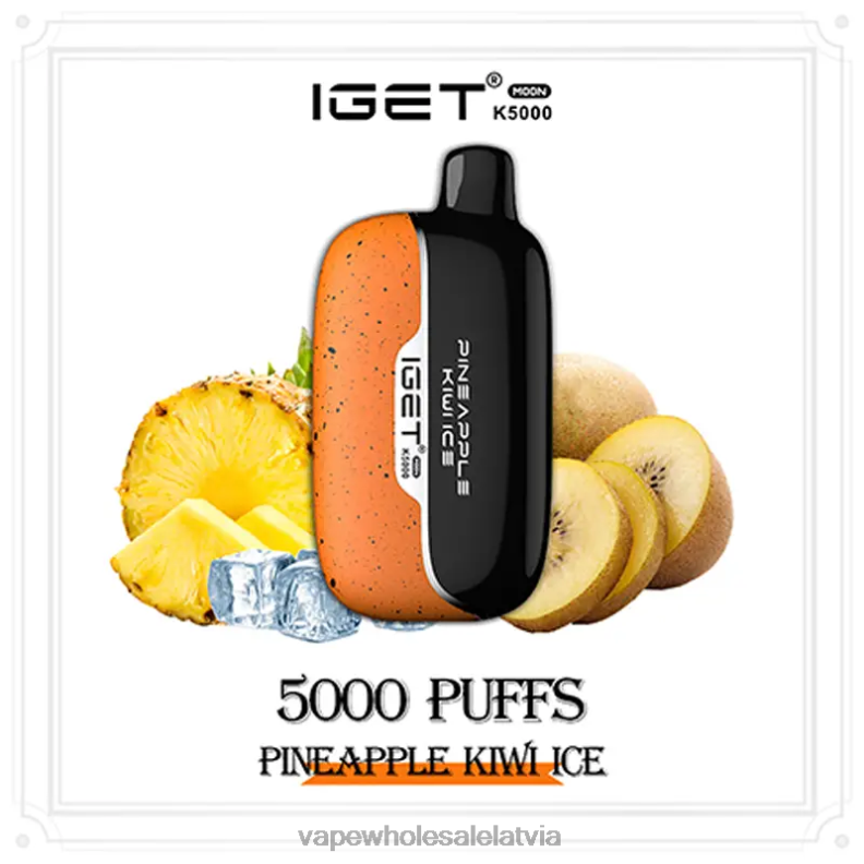 Electronic Cigarette Wholesale Price - IGET Moon K5000 ananāsu kivi ledus F840X14