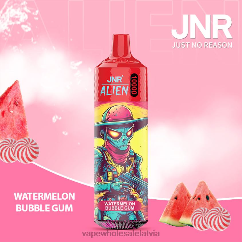 vape wholesale supplier 26662669 arbūzu gumija JNR ALIEN
