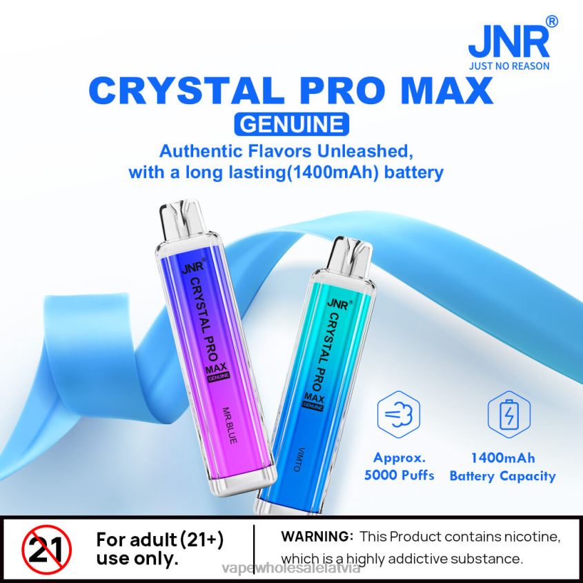crystal elektroniskā cigarete 26662735 sulīgs persiks JNR CRYSTAL PRO MAX