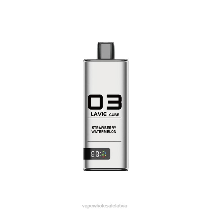 Electronic Cigarette Wholesale Price - zemeņu arbūzs LAVIE Cube 20000 uzpūtienu H8B0J37