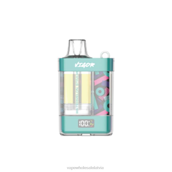 Electronic Cigarette Wholesalers Europe - arbūzu zemeņu LAVIE VIGOR 15000 uzpūtienu H8B0J12