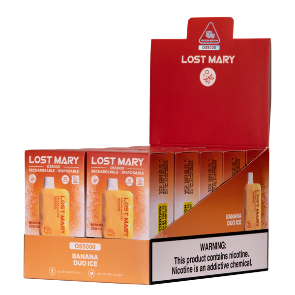 voom elektroniskā cigarete 26662107 banānu duets ledus LOST MARY OS5000