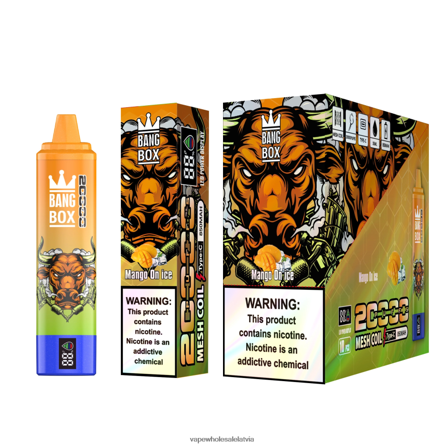 E Cigarette Wholesale - Bang Box 20 000 mango uz ledus 862V0854