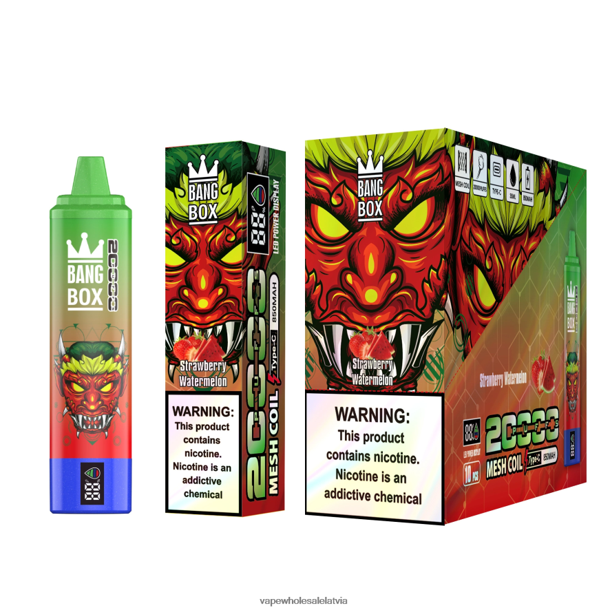 Electronic Cigarette Wholesale Price - Bang Box 20 000 zemeņu arbūzs 862V0852
