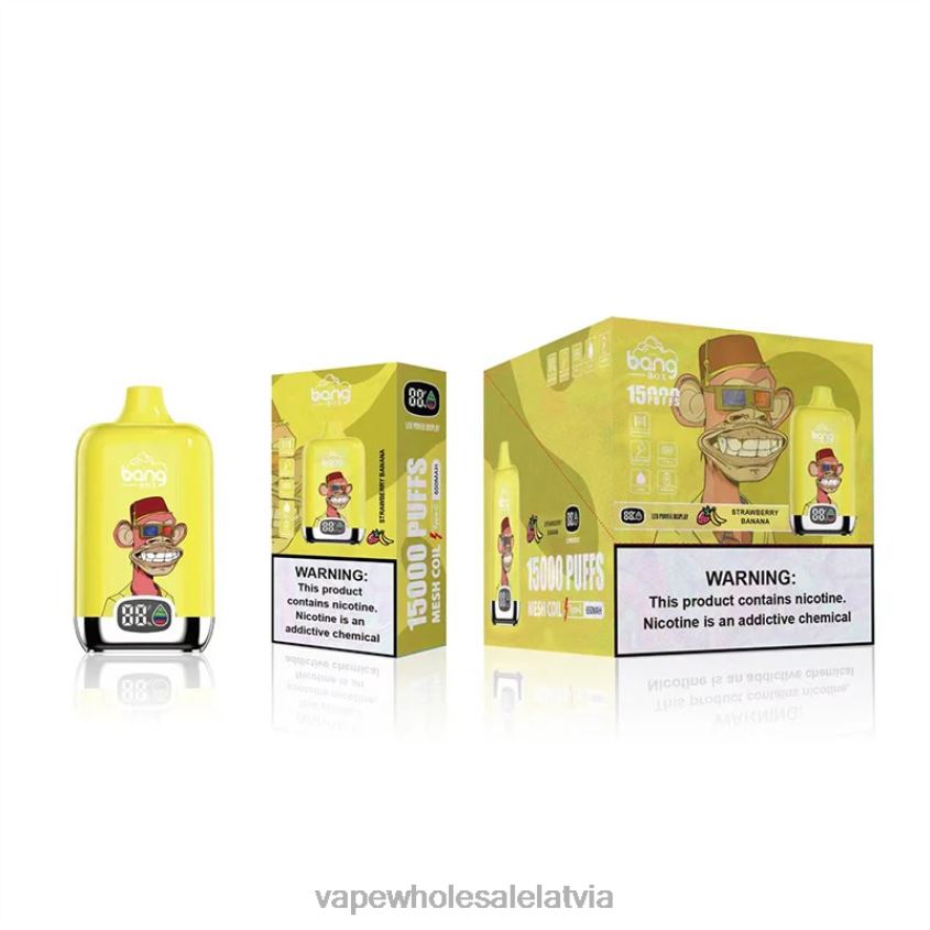 elektroniskā cigarete cena 26662131 zemeņu banāns Bang Box 15 000