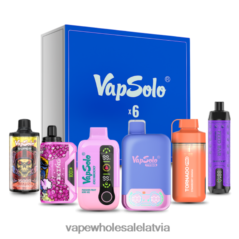 Vape Wholesale Latvia - Vapsolo pārsteiguma kastes komplekts nejaušas garšas ZLD8PH119