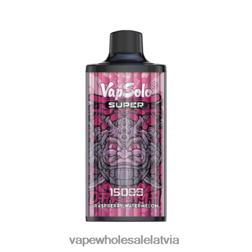 Elektroniskā Cigarete Cena - Vapsolo SUPER vienreizējās lietošanas vape aveņu arbūzs ZLD8PH113